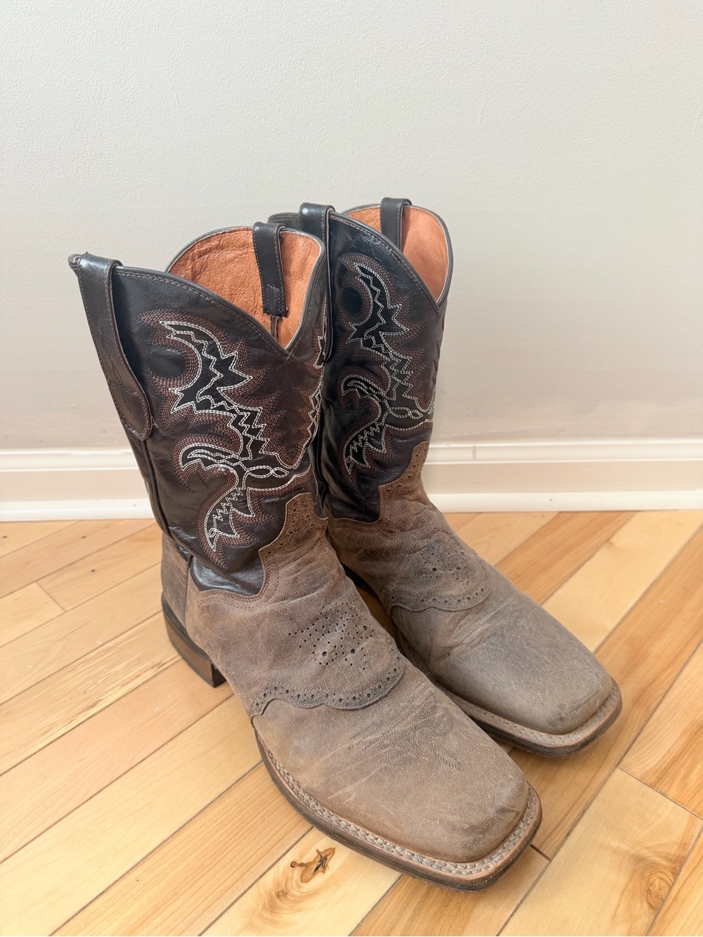Dan Post men’s square toe western boots size 12 D